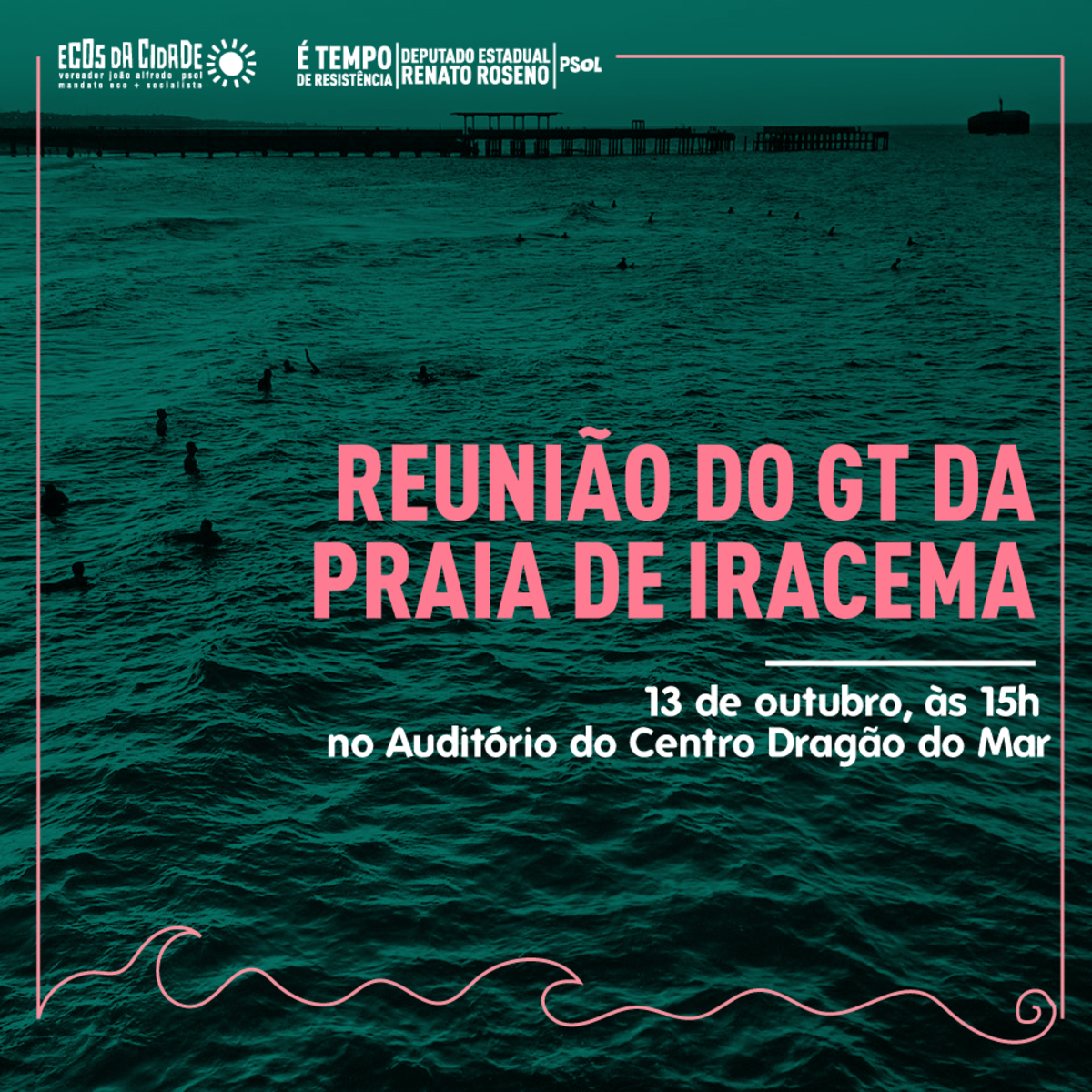 Convite para o GT da Praia de Iracema 